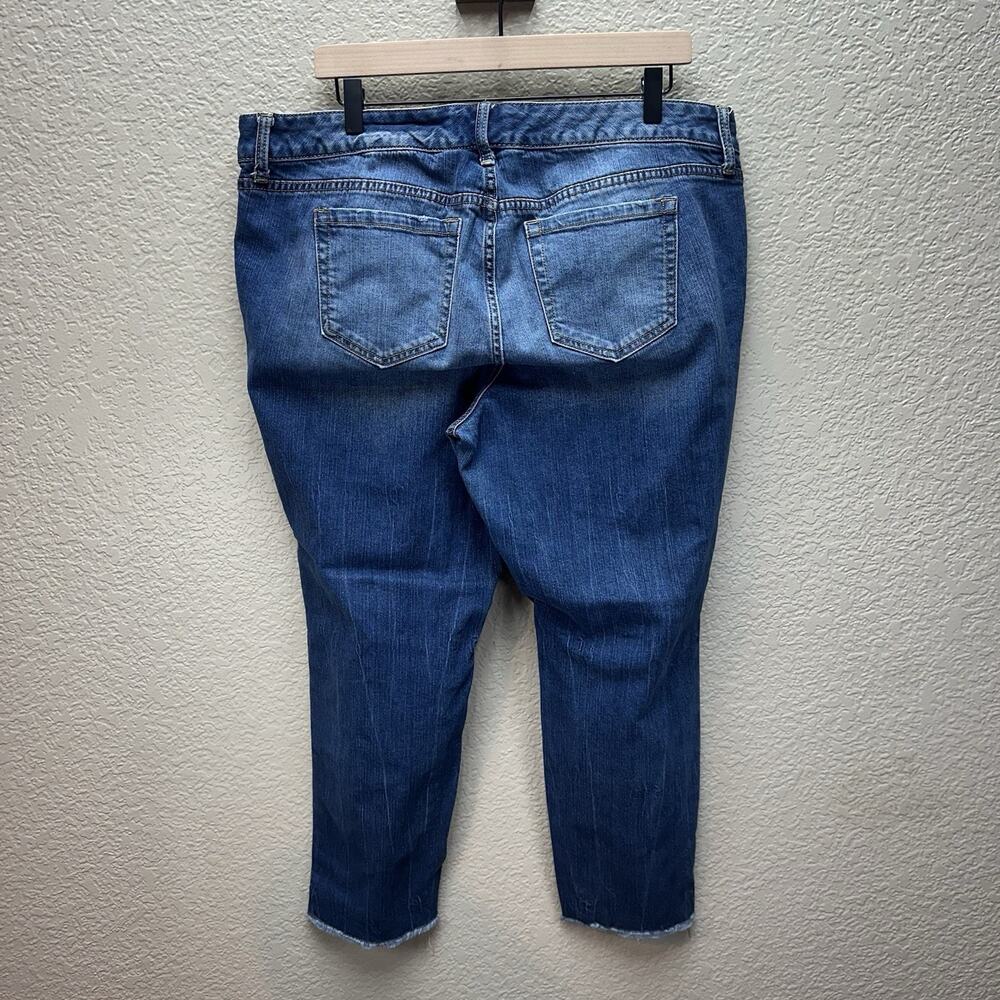 Torrid Womens Jeans Size 16 High Rise Distressed Dark Wash Pants - Picture 8 of 14
